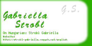 gabriella strobl business card
